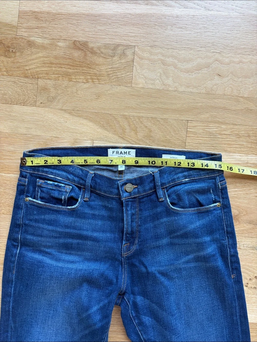 Frame Denim Le Garçon Straight Leg Jeans Size 28